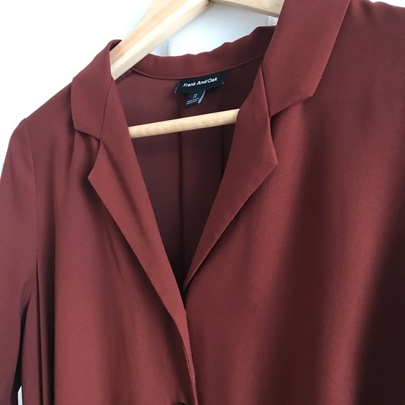 FRANK AND OAK | Long sleeve belted shirt dress - Picture 2 of 9